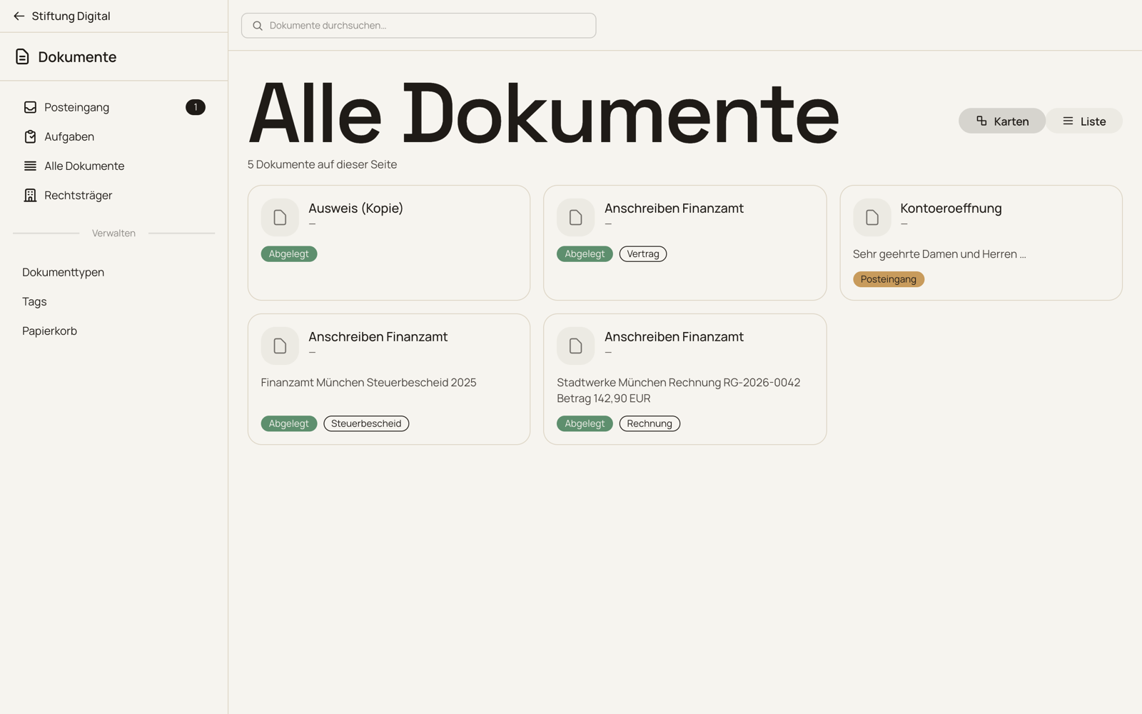 Gutenberg document engine with OCR, tags and search, embedded in a host app